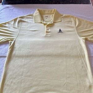 Ashworth AWS Yellow Glen Mills Golf Polo Shirt XL. Average Wear.
